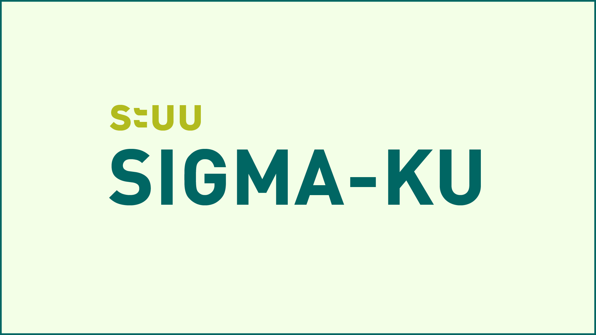 การใช้งานระบบ SIGMA-KU